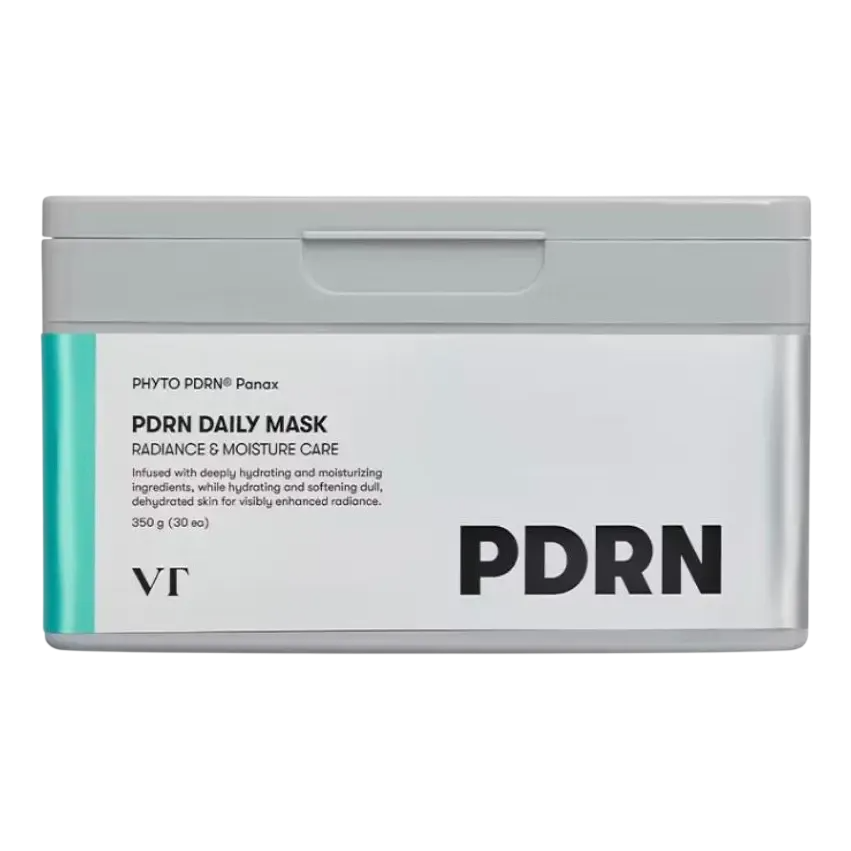 VT Cosmetics PDRN Máscara Diária 30 Folhas, PDRN Vegan 350g