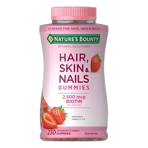 Nature's Bounty Hair, Skin & Nails Gummies 2.500mcg Biotin 230un